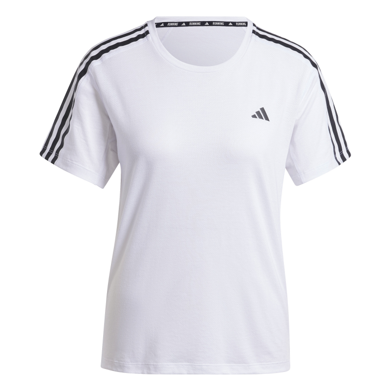 T-Shirt adidas Own the Run 3-Stripes