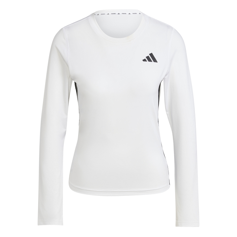 Langarmtrikot für Damen adidas Workout Essentials 3-Stripes