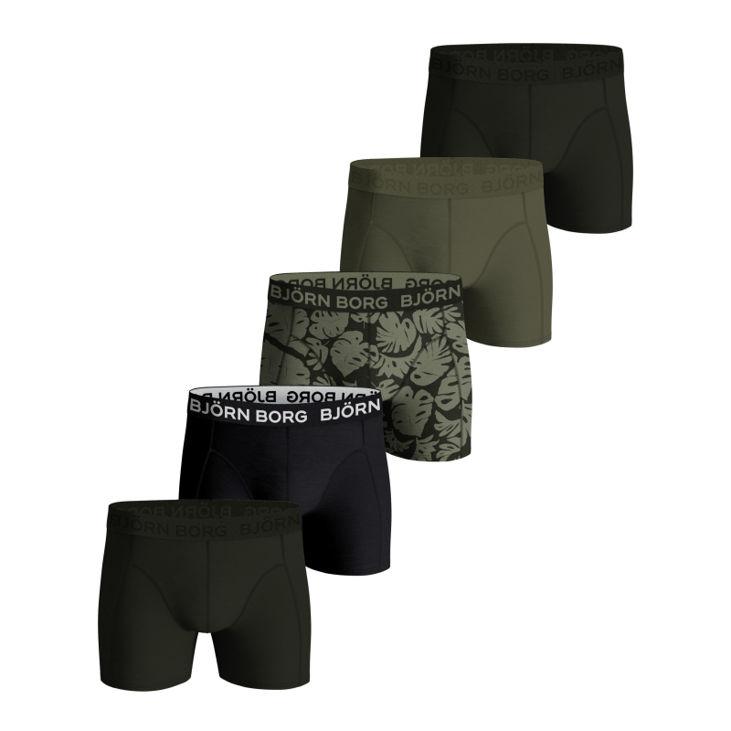 Boxer aus Baumwolle Björn Borg Stretch (x5)