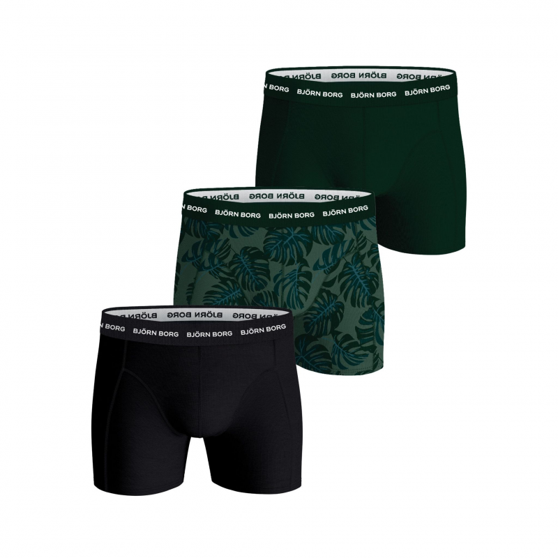 Boxer aus Baumwolle Björn Borg Stretch (x3)