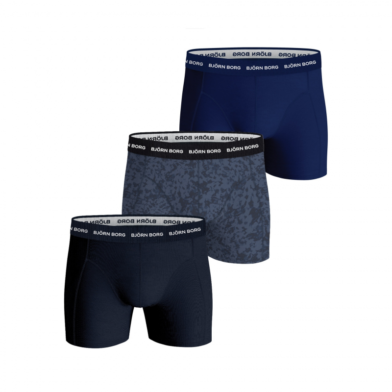 Boxer aus Baumwolle Björn Borg Stretch (x3)