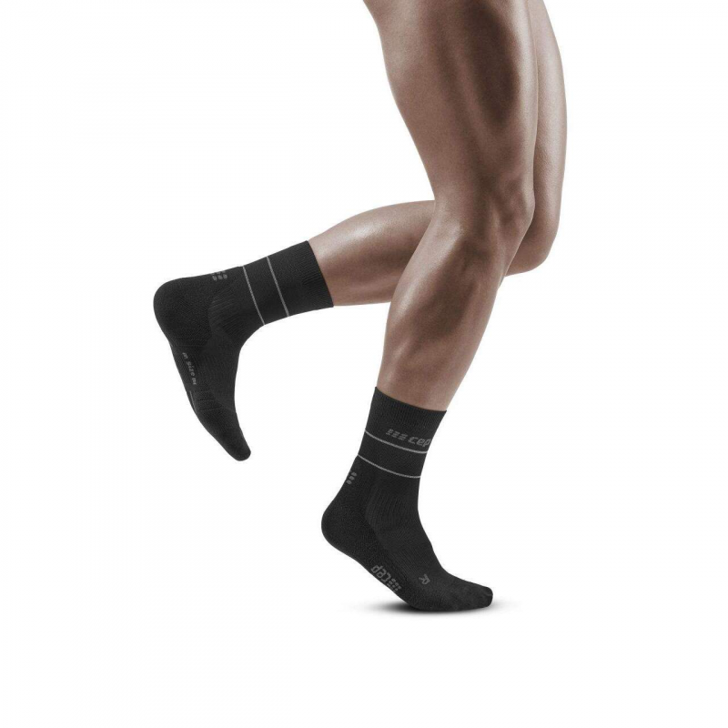 Wadenlange Kompressionsstrümpfe CEP Compression Reflective