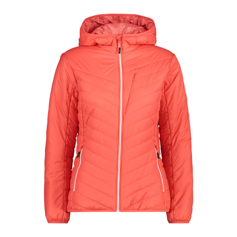 Damen Steppjacke mit Kapuze und Reißverschluss CMP