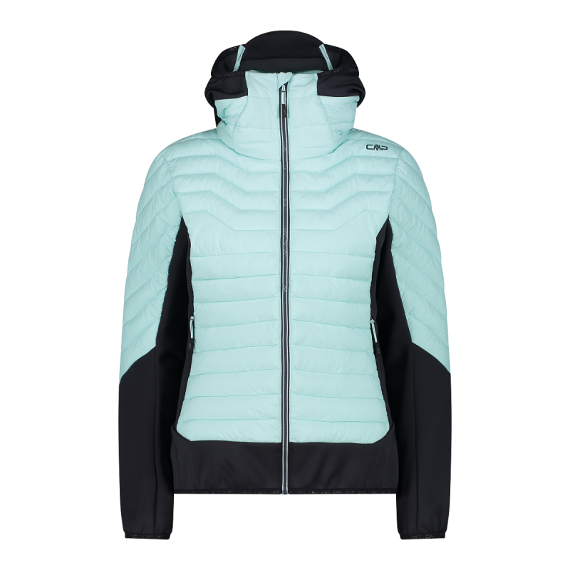 Hybride Daunenjacke mit fester Kapuze für Damen CMP