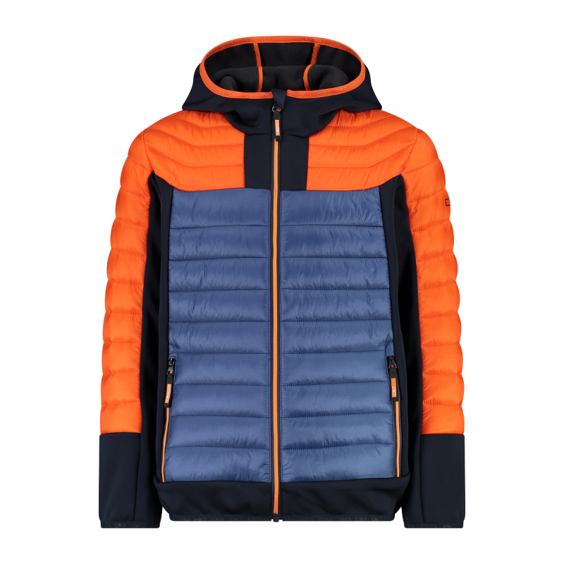 Hybride Daunenjacke mit fester Kapuze für Kinder CMP