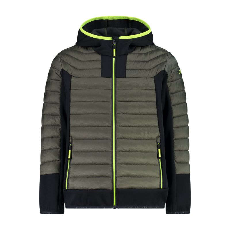 Hybride Daunenjacke mit fester Kapuze für Kinder CMP