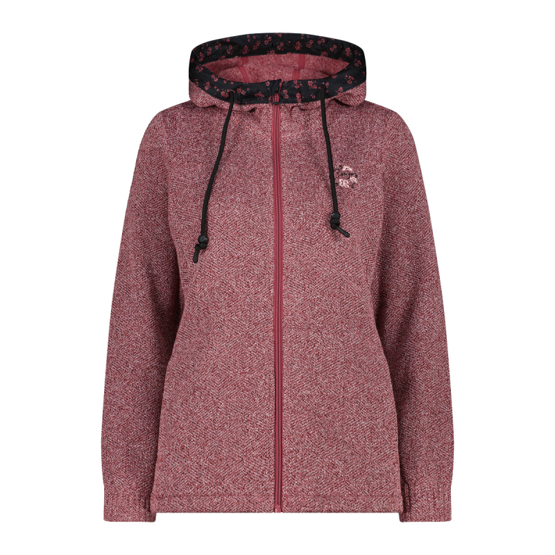 Damen technische Strickjacke mit Kapuze CMP