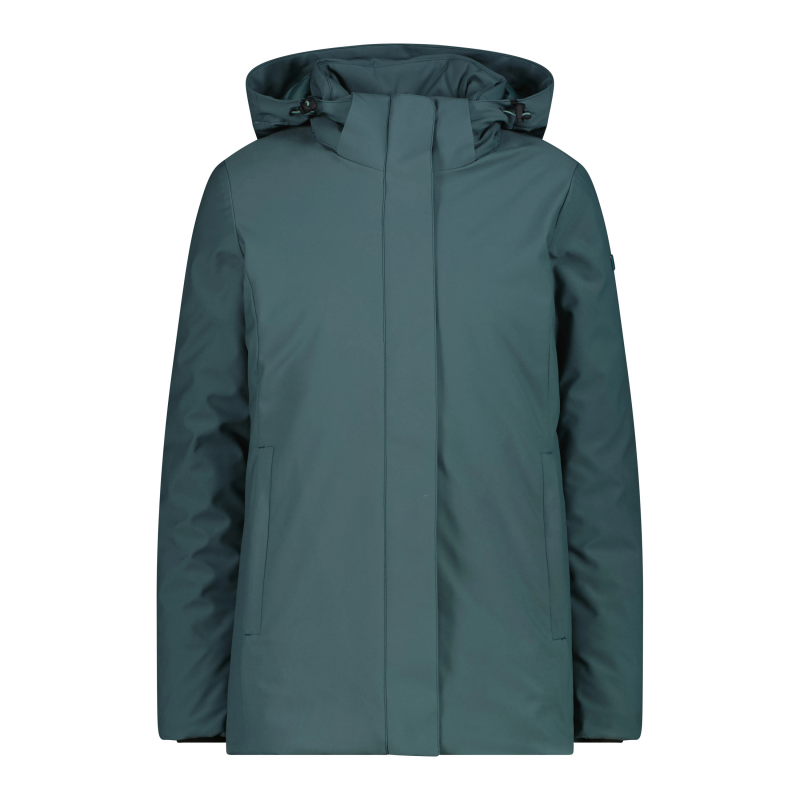 Damen wasserdichte Kapuzenjacke mit Reißverschluss CMP