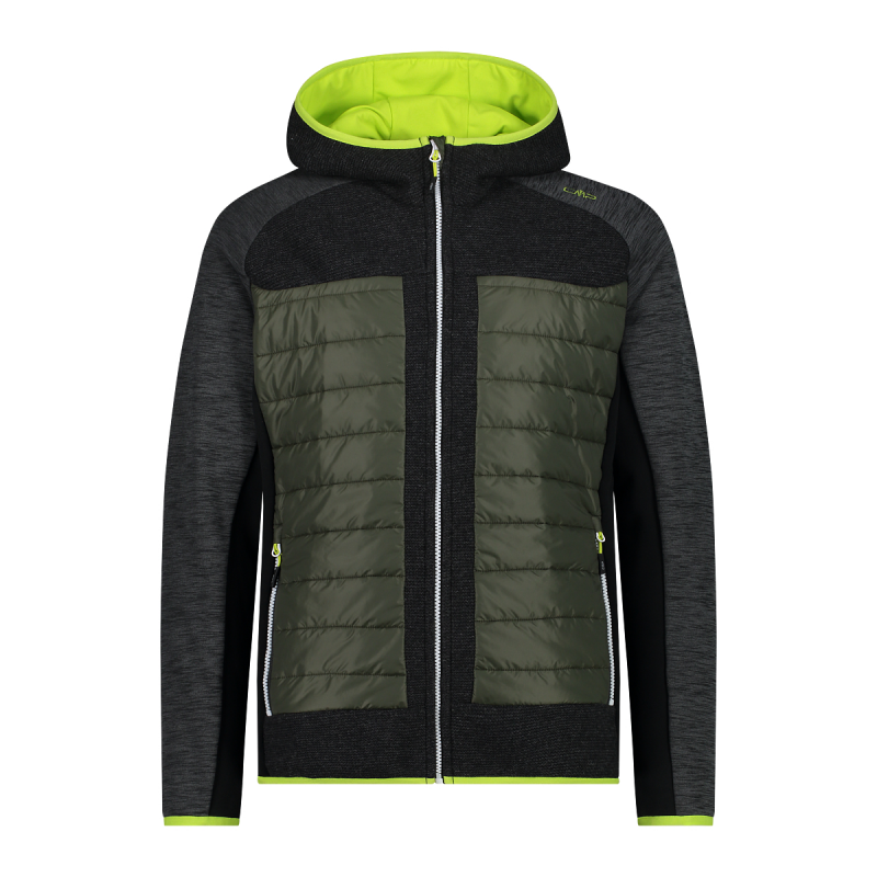 Hybrid Hoodie Fleece CMP