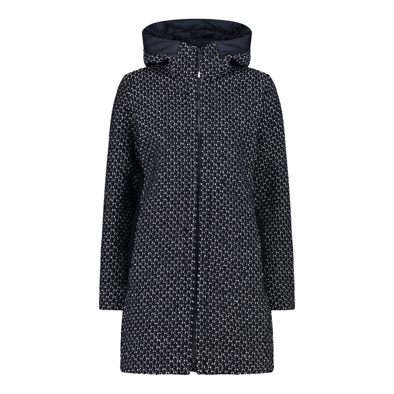 Wooltech Damen Hoodie Mantel CMP