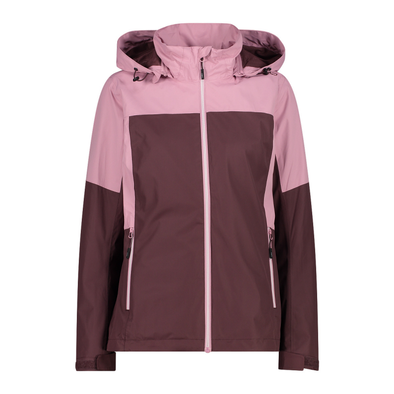 Wasserdichte Kapuzenjacke mit Reißverschluss, Damen CMP