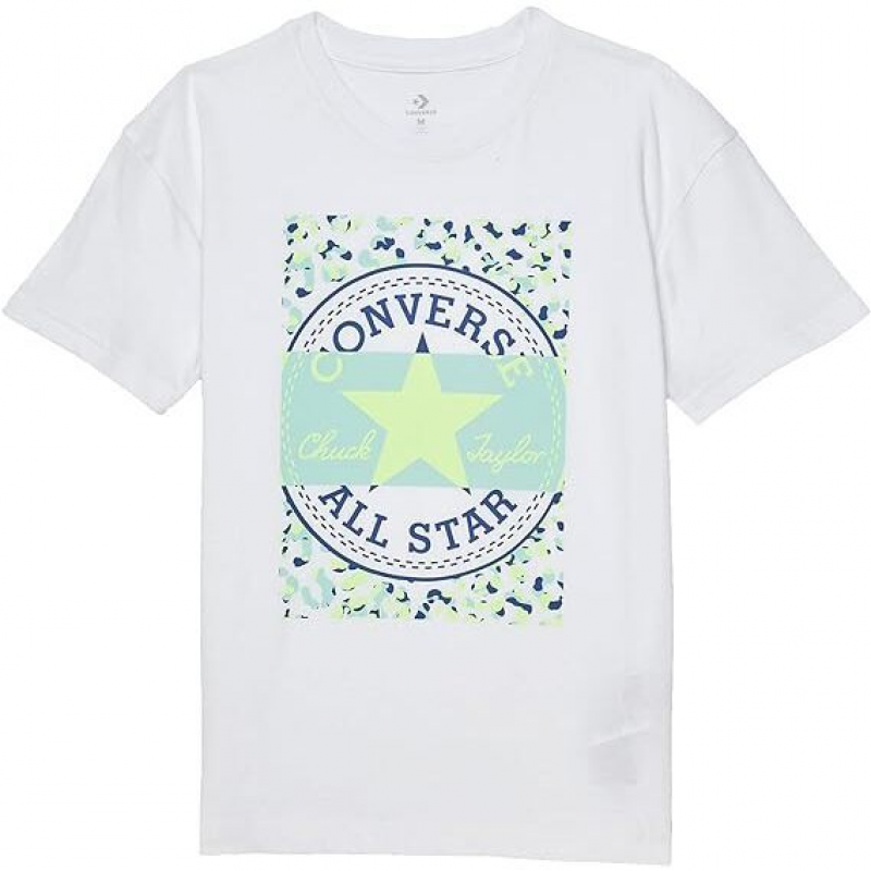 Boyfriend-T-Shirt, Mädchen Converse Graphic