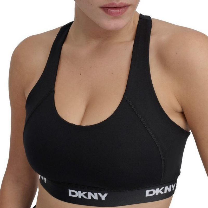 Damen-Sport-BH Dkny Logo Scoop