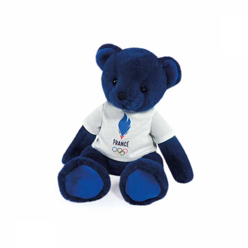 Plüschtier mit T-Shirt equipe de france 30 cm