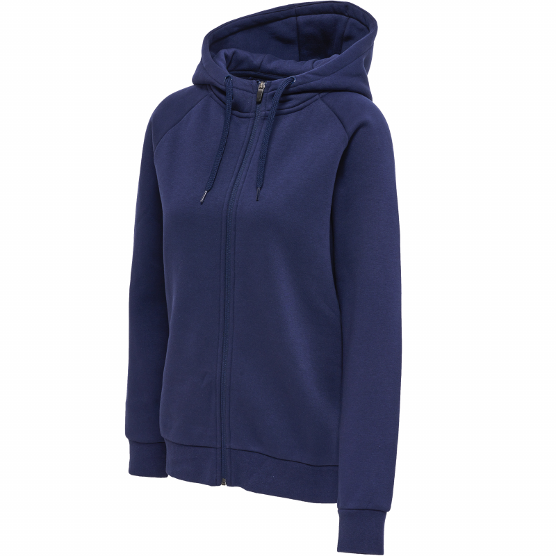Kapuzenpullover mit Reißverschluss, Damen Hummel red Heavy