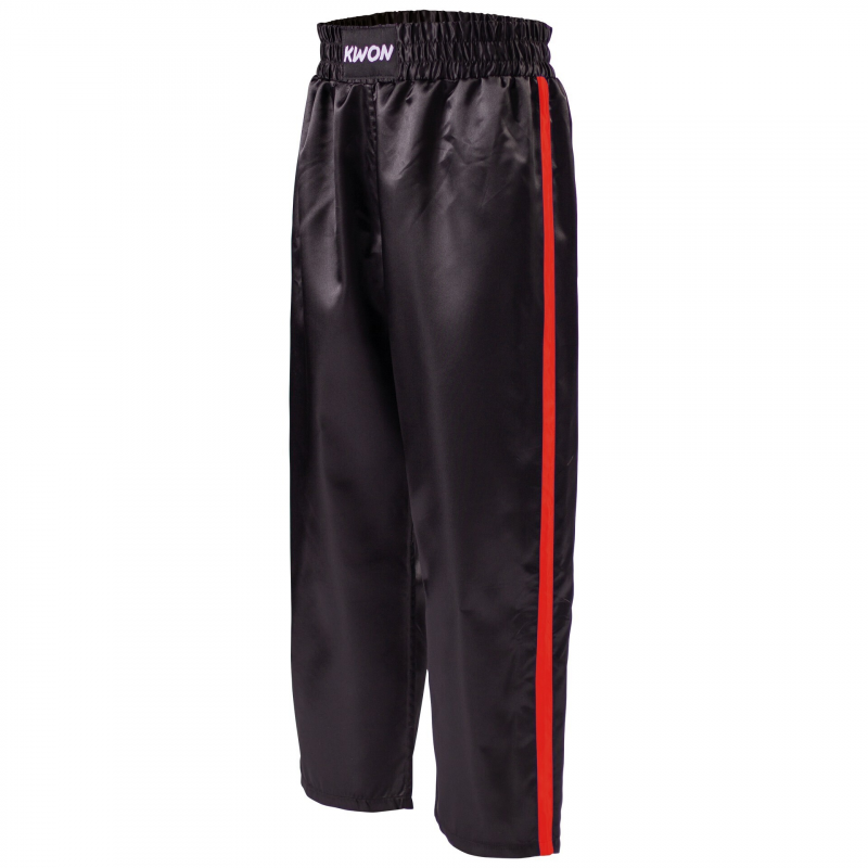 Kick-Boxing-Hose Satin Kind Kwon Clubline Schw.