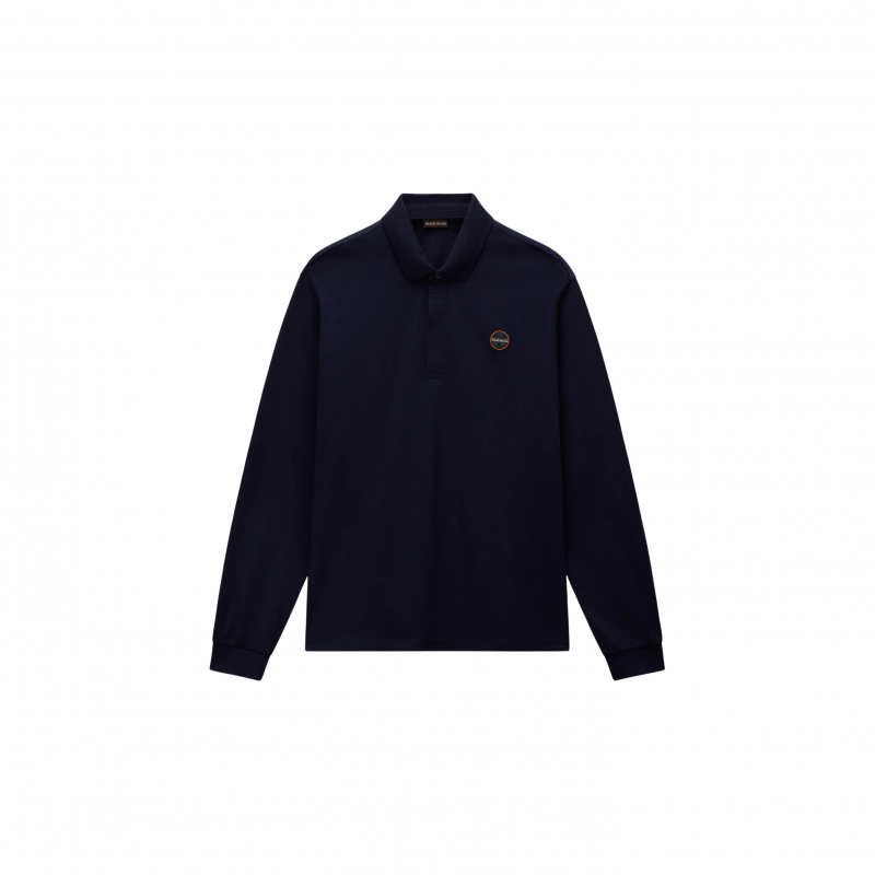 Langärmeliges Polo-Shirt Napapijri E-Badge