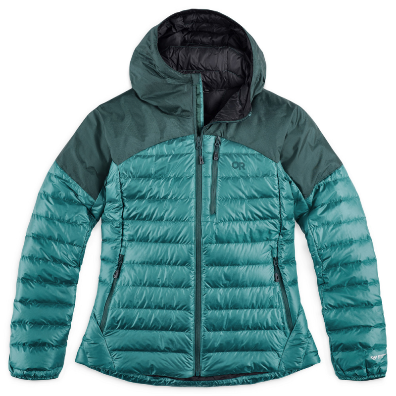 Daunenjacke mit Kapuze, Damen Outdoor Research Helium Down