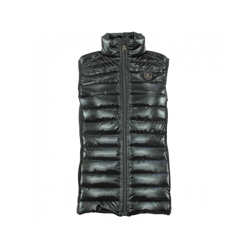 Ärmellose Daunenjacke aus zwei Materialien, Damen Peak Mountain Fine