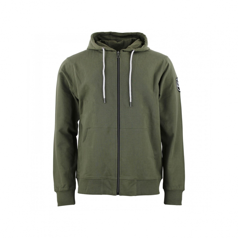 Sweatshirt aus Baumwolle mit vollem Reißverschluss Peak Mountain French Terry
