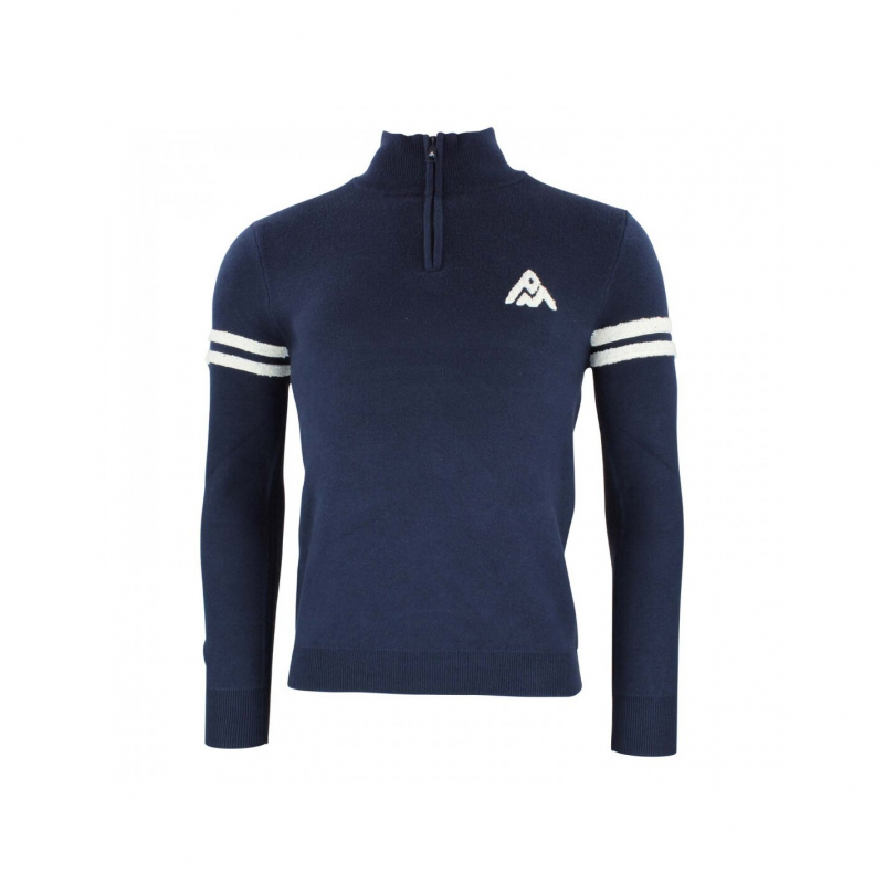 Rollkragenpullover mit halbem Reißverschluss Peak Mountain