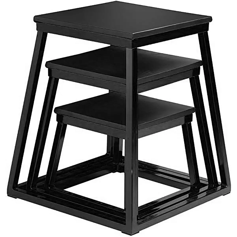 Plyometrietraining-Plattformen (30/45/60cm) Sporti (x3)