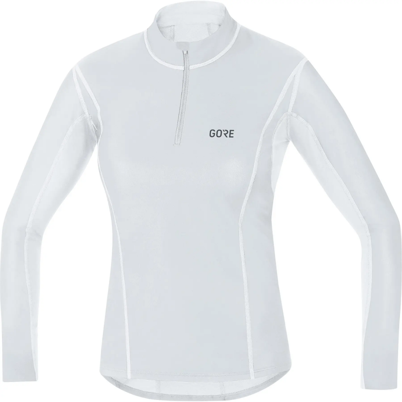 1/4-Zip-Langarmtrikot, Damen Gore M Windstopper® Thermo