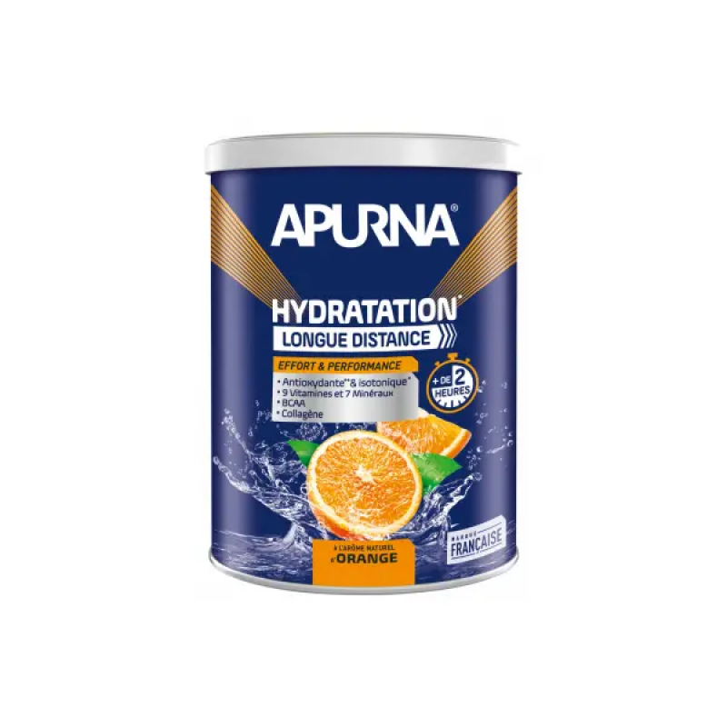 Isotonisches Getränk hyd Langstrecke Orange Topf Zitrusfrüchte Apurna