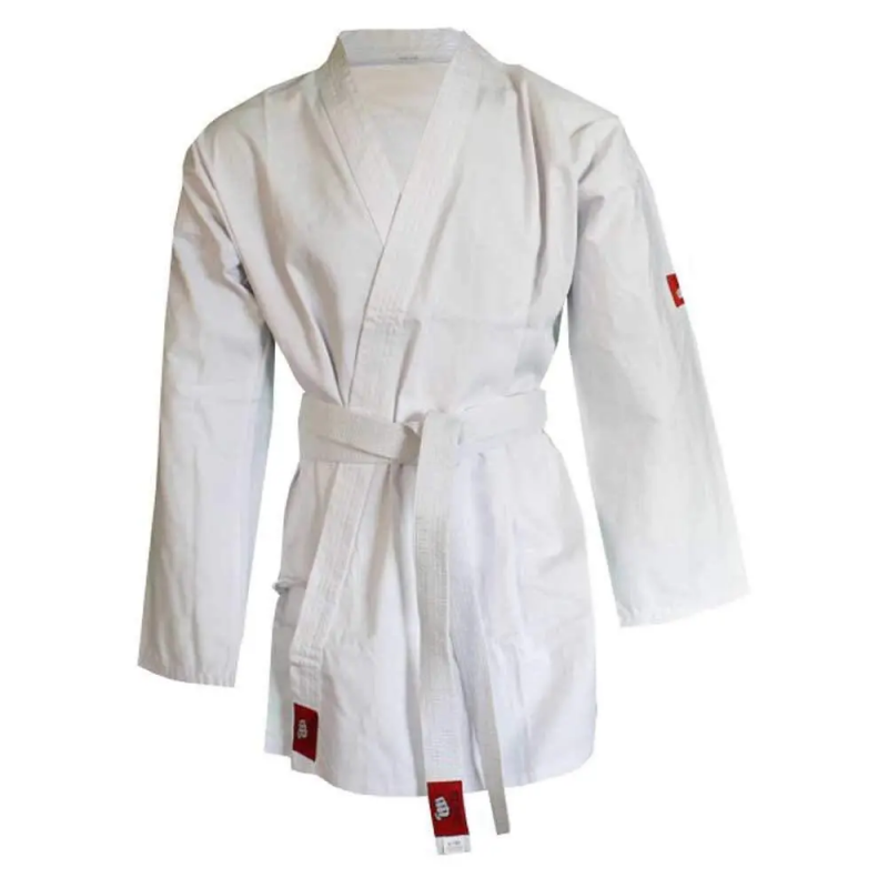Karate Kimono mit Gürtel weiß Baumwolle Yosihiro