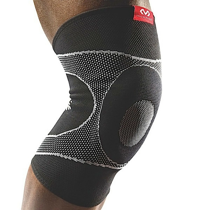 Knieschiene McDavid 4-Way Elastic avec contreforts gel