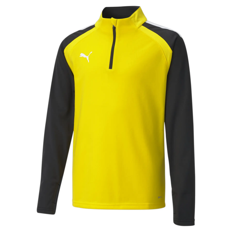Sweatshirt 1/4 Reißverschluss Kind Puma teamLIGA