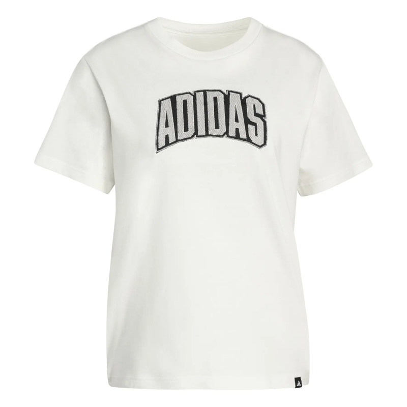 T-Shirt mit College-Motiv für Frauen adidas