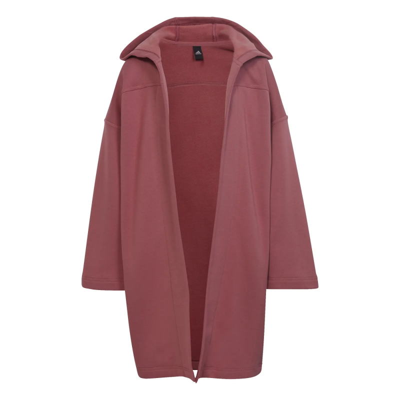 Fleece mit Kapuze aus Baumwolle, Mädchen adidas Lounge