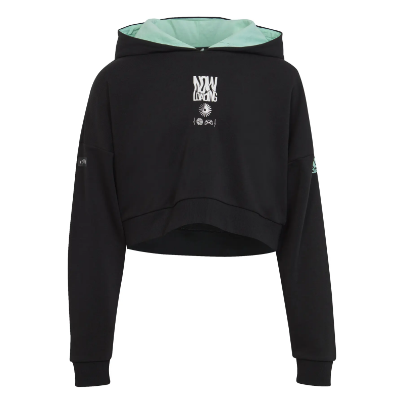 Kapuzenpullover crop Mädchen adidas ARKD3