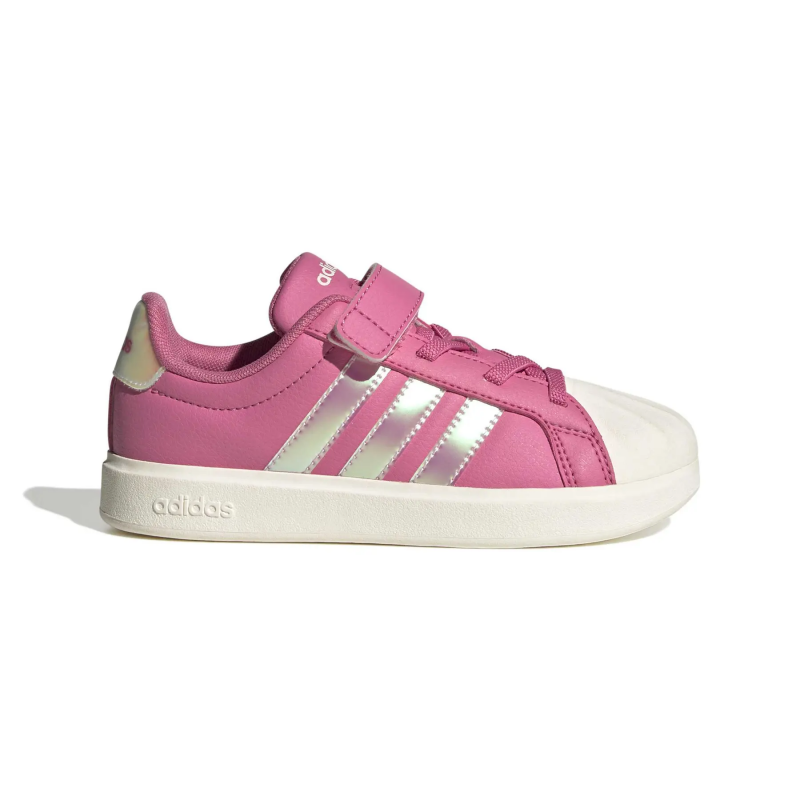 Kinderschuhe mit Schnürsenkeln und Klettverschluss adidas Streettalk