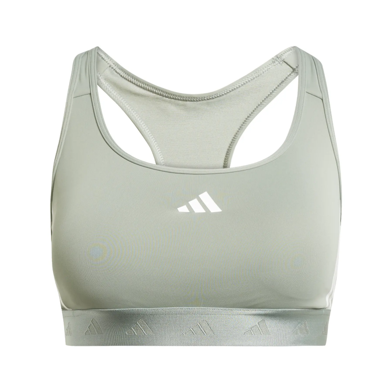 Damen-Sport-BH adidas Powerreact Medium Support Hyperglam