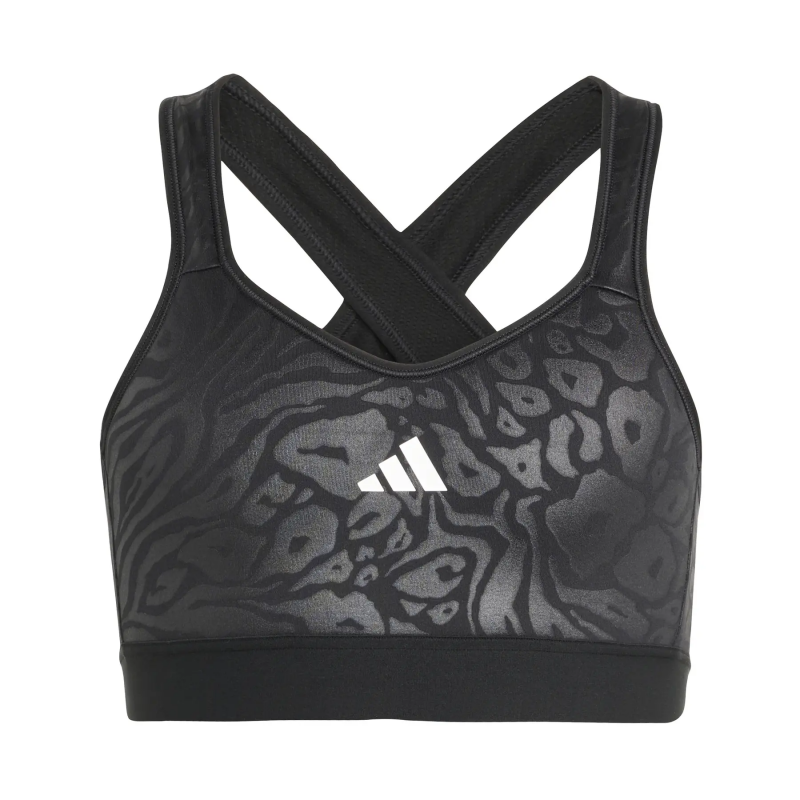 Sport-BH, Mädchen adidas All Sports Animal Print Marshmallow Print