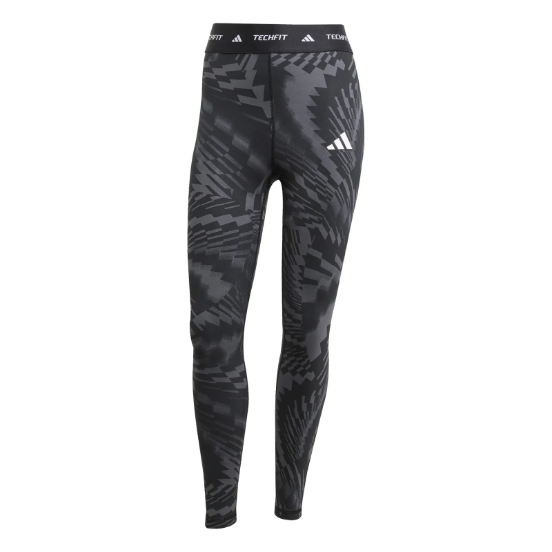 Bedruckte 7/8-Leggings, Damen adidas Techfit