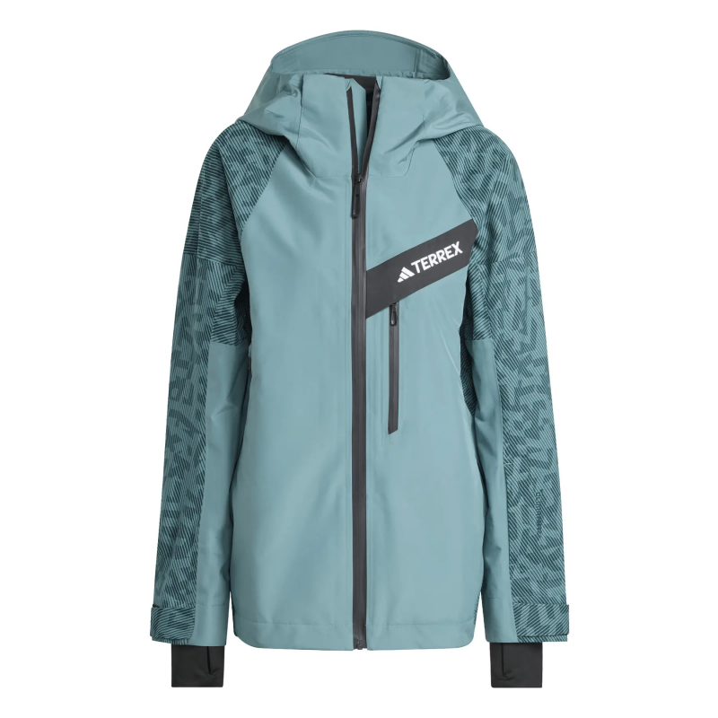 Regenjacke für Damen adidas Terrex Techrock Hybrid