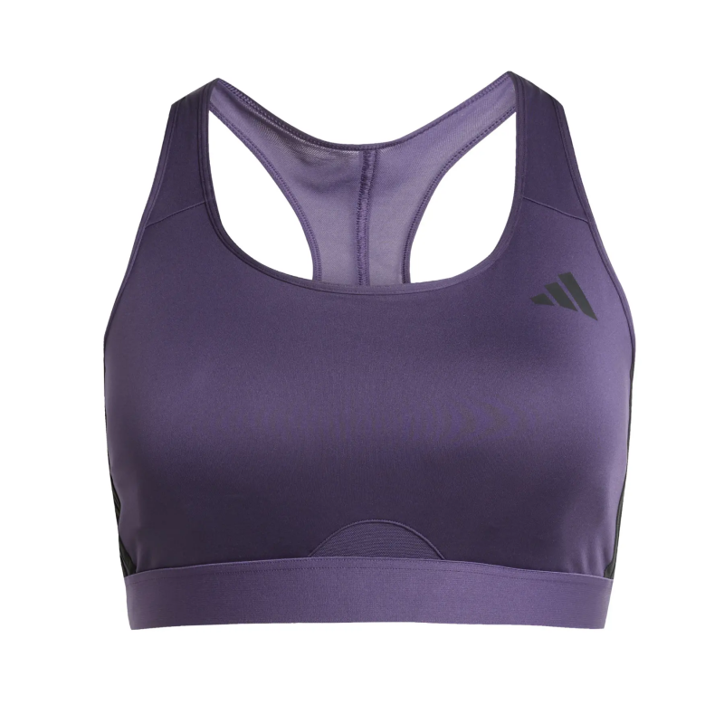 Sport-BH Mittlerer Halt Damen adidas Powerreact 3-Stripes