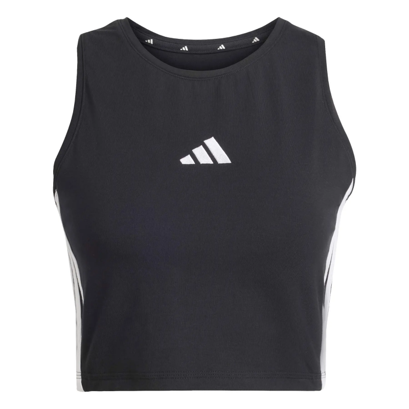 Damen gepolsterter Tanktop adidas Essentials 3-Stripes