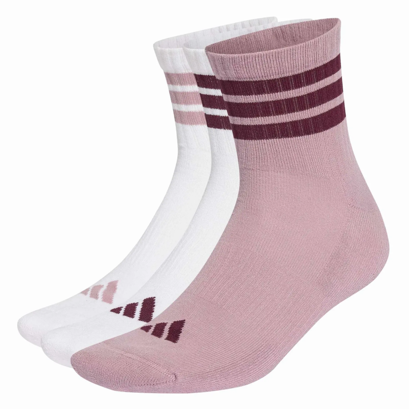 Halbhohe Socken adidas 3-Stripes Cushioned (x3)