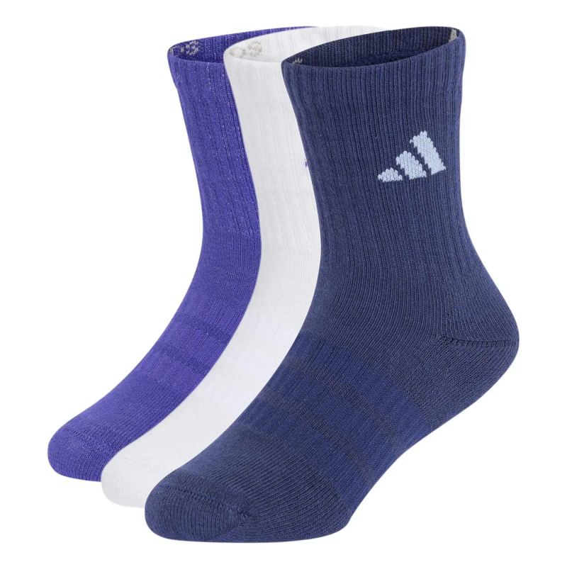 Polsterte Kniestrümpfe Kinder adidas (x3)