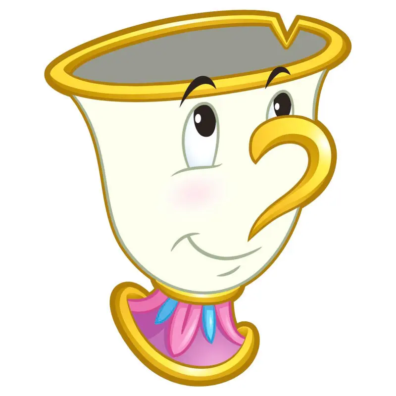 Strandhandtuch aus Mikrofaser Cerda Disney Beauty and The Beast Chip