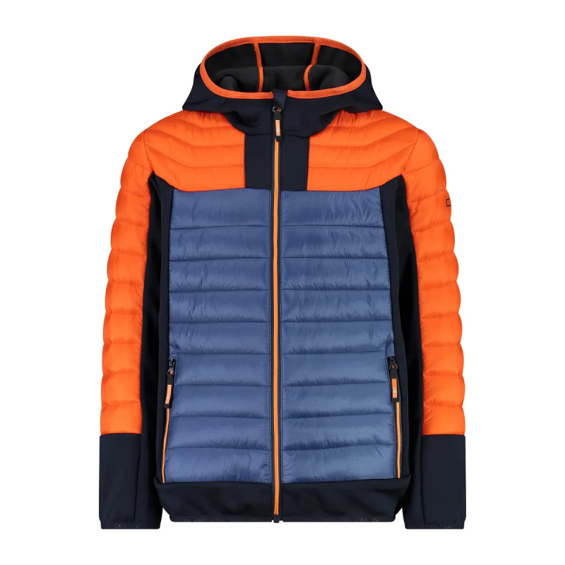 Hybride Daunenjacke mit fester Kapuze für Kinder CMP