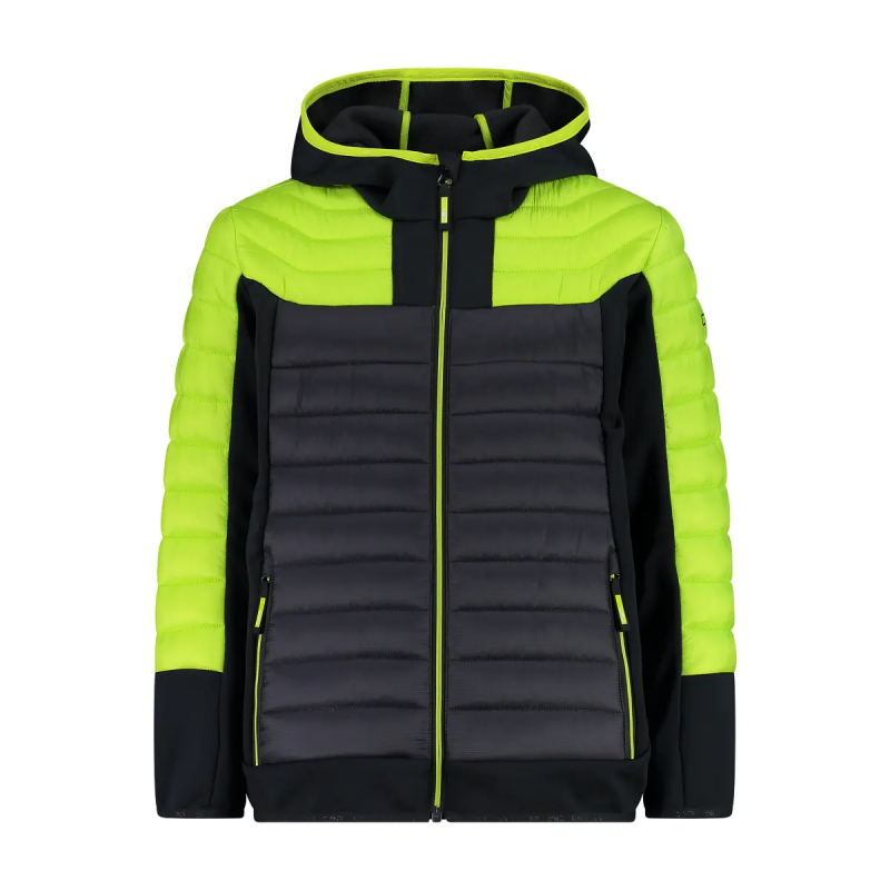 Hybride Daunenjacke mit fester Kapuze für Kinder CMP