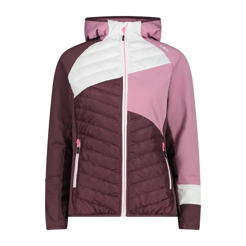 Hybrid-Fleece mit Kapuze, Damen CMP