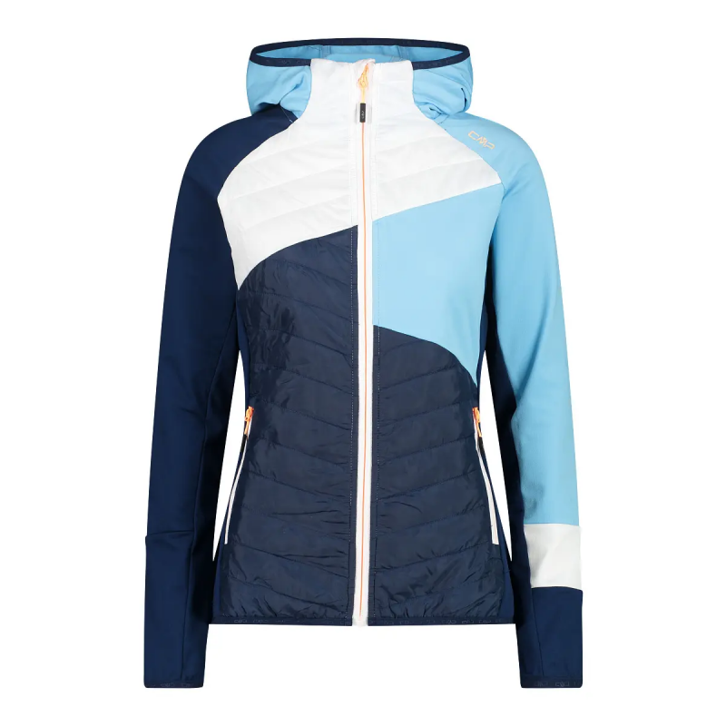 Hybrid-Fleece mit Kapuze, Damen CMP