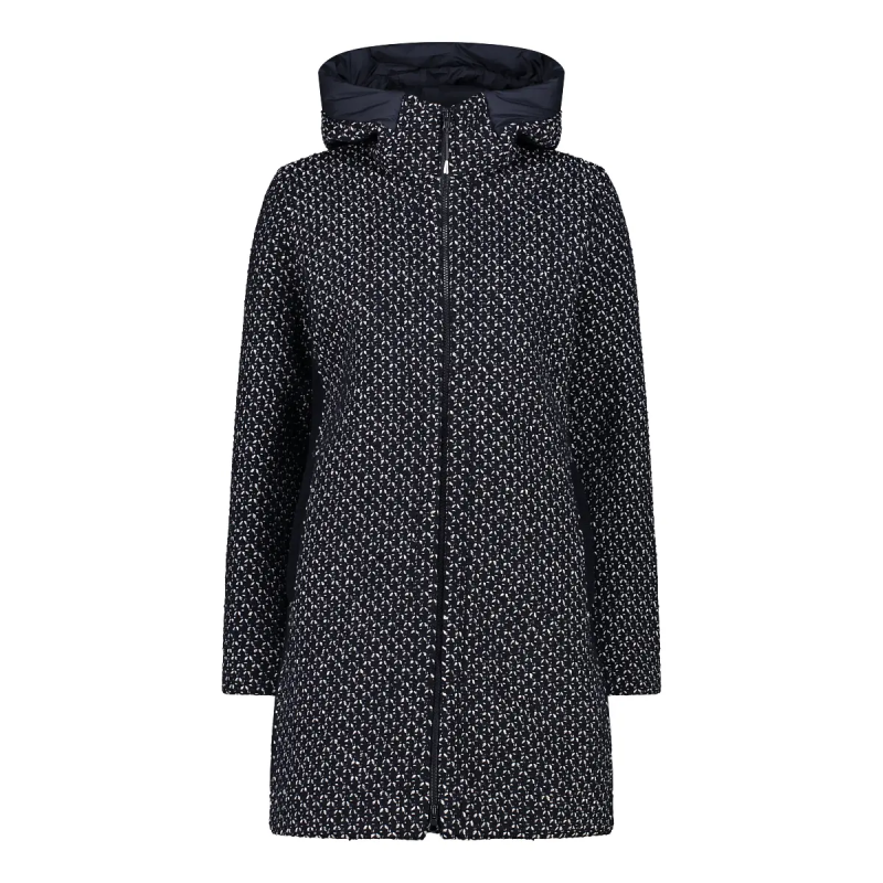Wooltech Damen Hoodie Mantel CMP