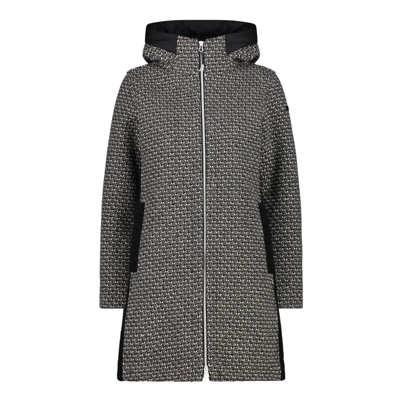 Wooltech Damen Hoodie Mantel CMP